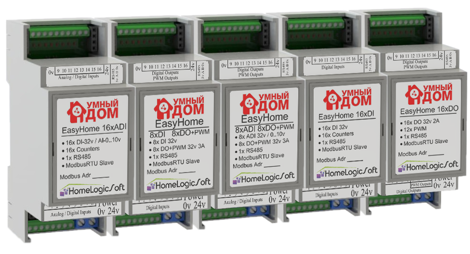 Модули ввода-вывода EasyHomeMODUL Модули ввода-вывода EasyHomeMODUL